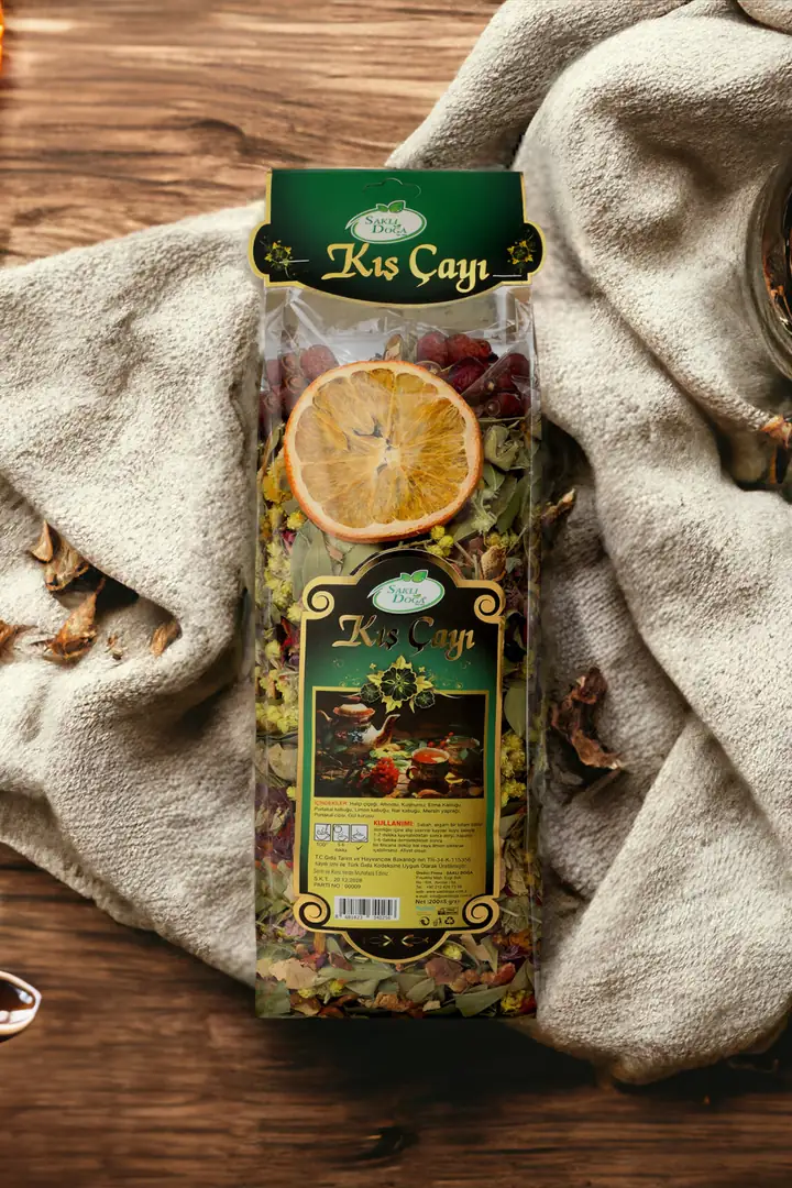 Saklı Doğa Kış Çayı 200g | Özel Harman Bitkisel Çay