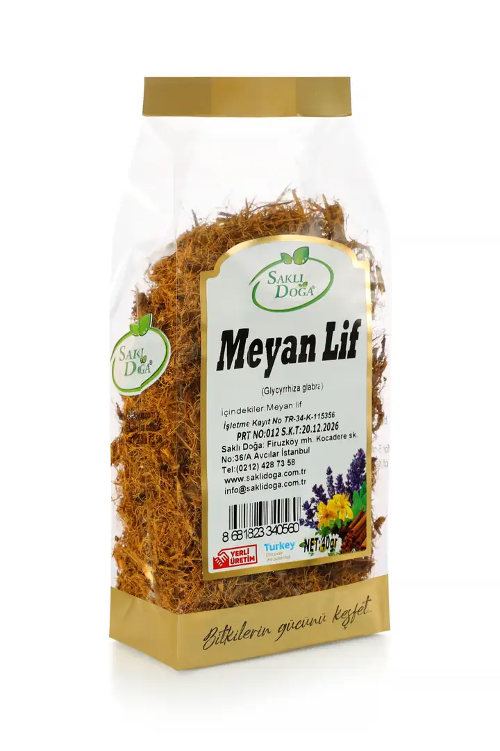 Saklı Doğa Meyan Lif 40 gr – Doğal Meyan Kökü Lifleri