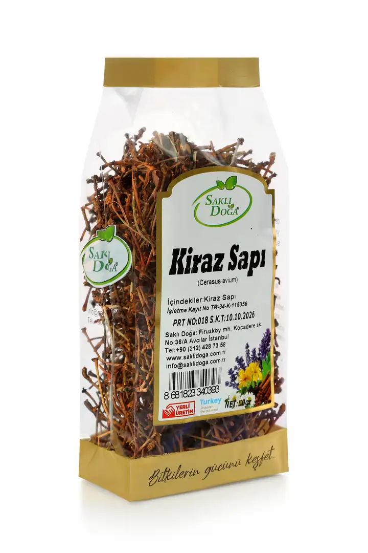 Saklı Doğa Kiraz Sapı Çayı 50g | Doğal ve Katkısız
