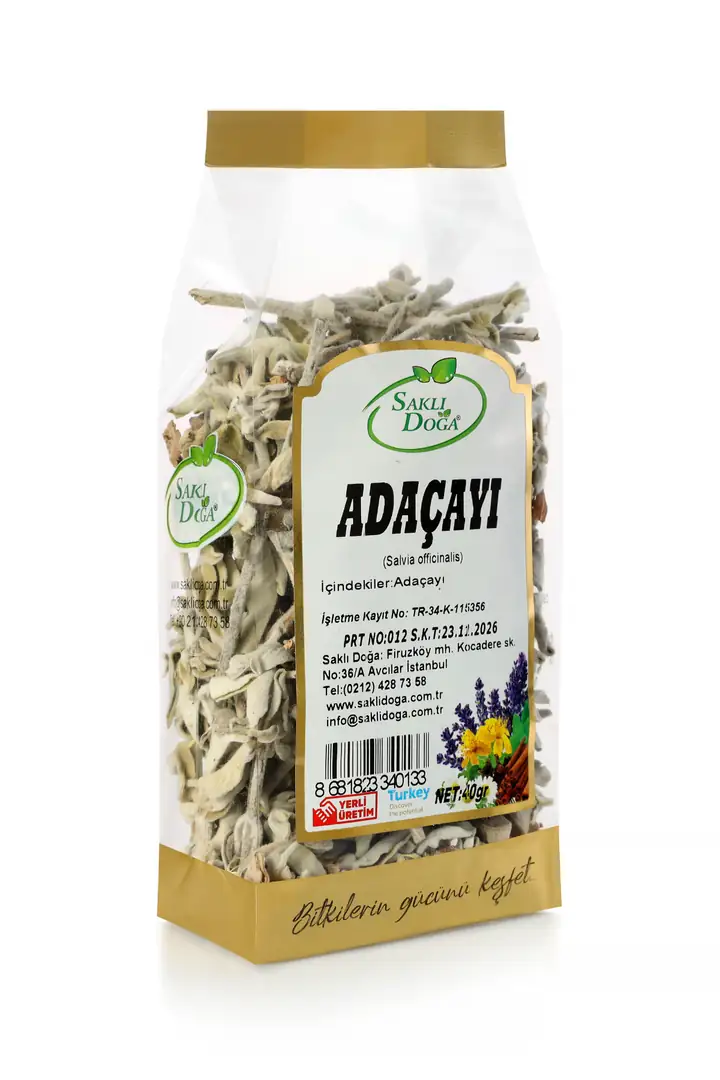 Saklı Doğa Adaçayı | Doğal ve Katkısız Bitki Çayı (40g)