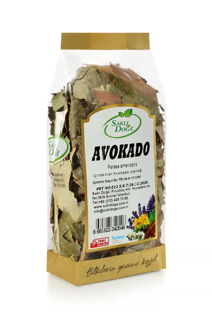 Saklı Doğa Avokado Yaprağı | Doğal ve Katkısız Bitki Çayı (30g)
