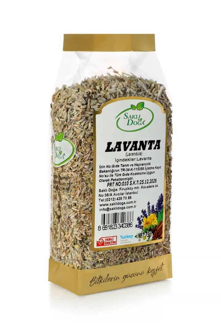 Saklı Doğa Lavanta 75 gr – Doğal Lavanta Çayı ve Aromatik Bitki
