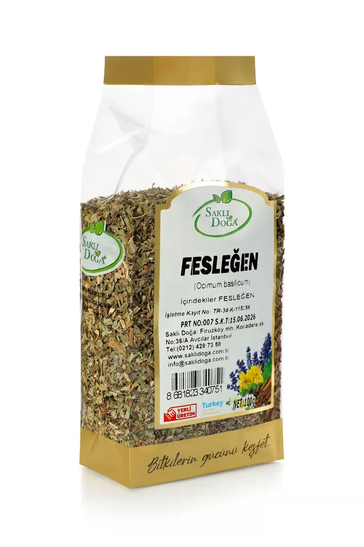 Saklı Doğa Fesleğen 100 gr – Aromatik Baharat