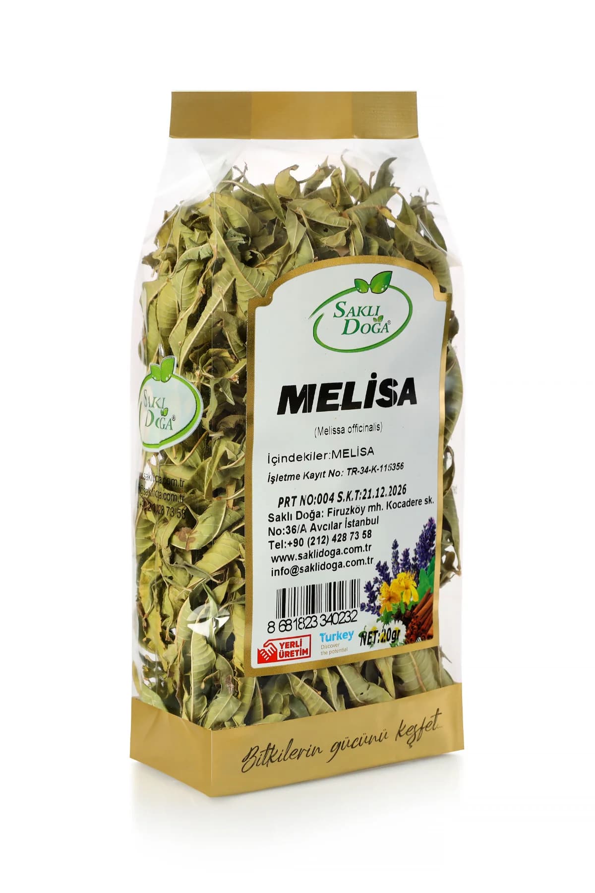 Saklı Doğa Melisa 20 gr – Doğal Rahatlatıcı Çay