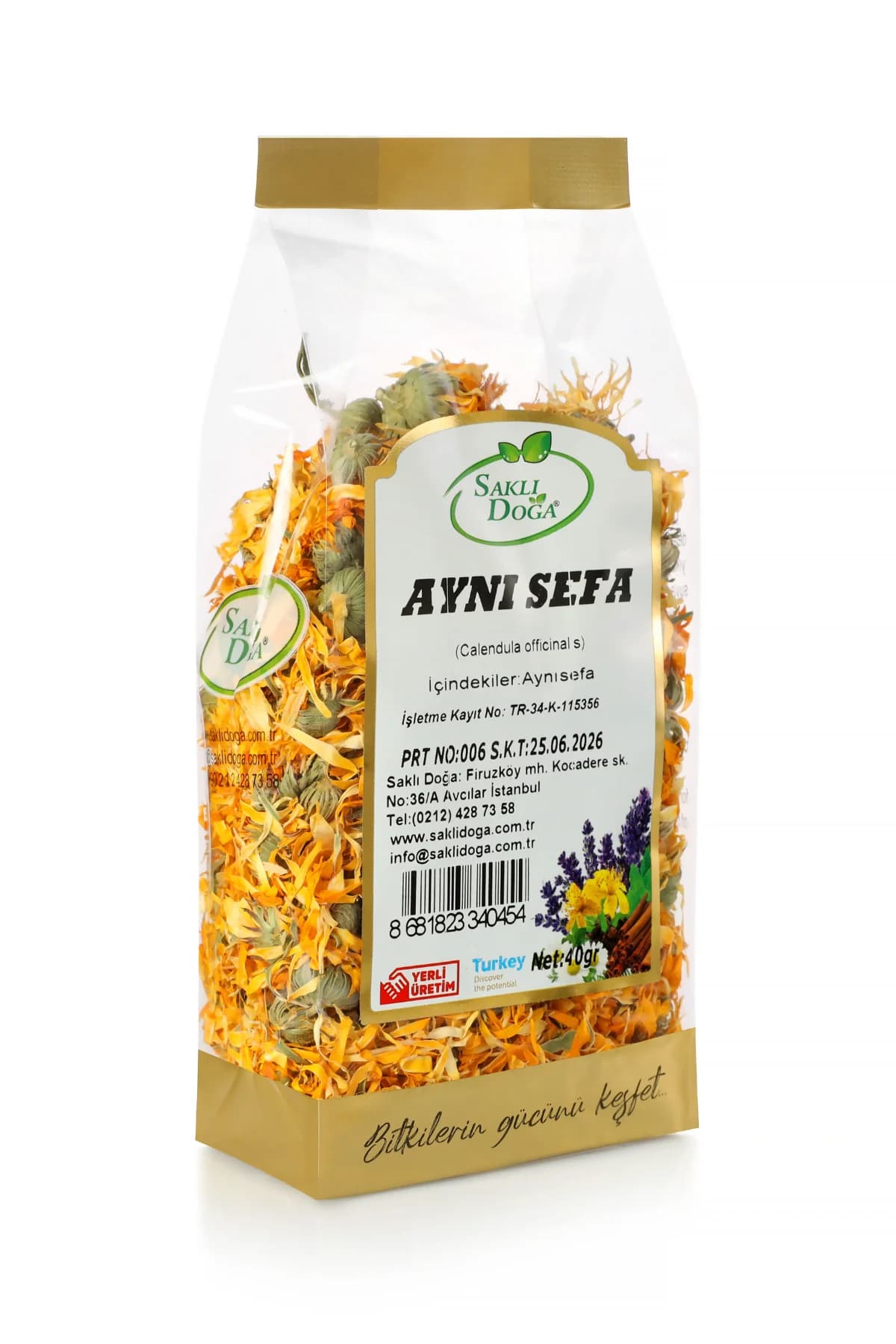 Saklı Doğa Aynısafa Otu (40g) – Doğal ve Kurutulmuş Bitki Çayı